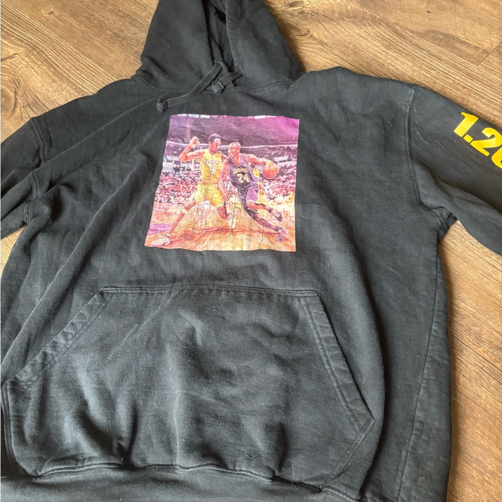 Black Hoodie with Kobe  Graphic